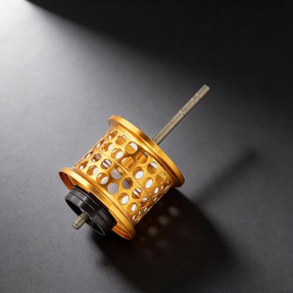FABULETTA Spool for Casting Reel, Lightweight Aluminum Bobbin, Compatible with Tatula SV TW/SV-100, 4 Colors, Fishing Reel Parts Repair(golden) - color: golden