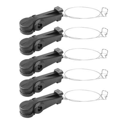 EUPHENG Fishing Downrigger Line Release Clips with Leader Snap, 2PCS/5PCS Release Clips for Downrigger Planer Board Trolling Offshore Fishing - size: 5 PCS
