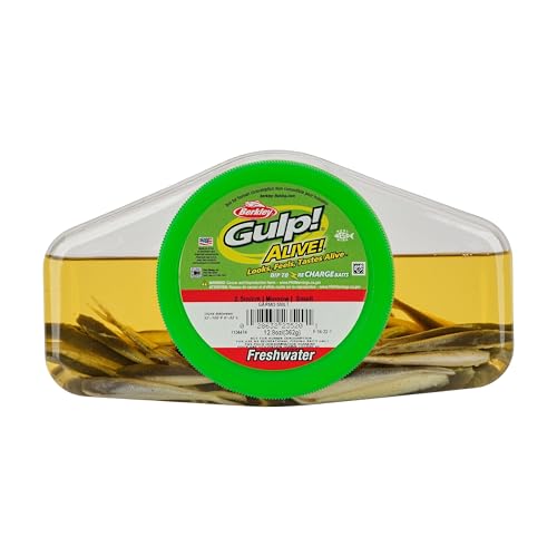 Berkley Gulp! Alive! Minnow Fishing Soft Bait - color: Smelt, size: 2 1/2in - Pint 4x7