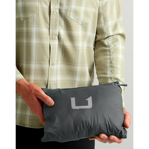 HUK - Men's Scale Vest, DWR Insulated Performance Fishing Vest - color: Night Owl, size: Small