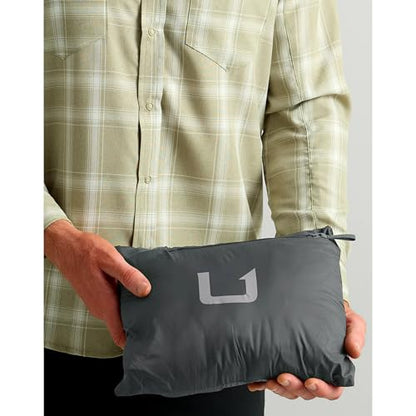 HUK - Men's Scale Vest, DWR Insulated Performance Fishing Vest - color: Night Owl, size: Large