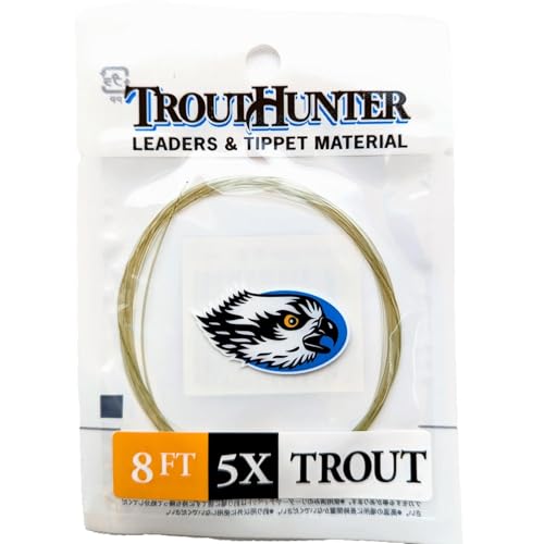 TroutHunter Nylon 8' Leader with Loop - size: 5X