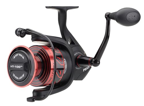 Penn Fierce III Spinning Inshore Fishing Reel, Size 2000, Right/Left Handle Position, 5 Bearings for Smooth Operation - size: 8000 - Plastic Clam, style: Fierce III