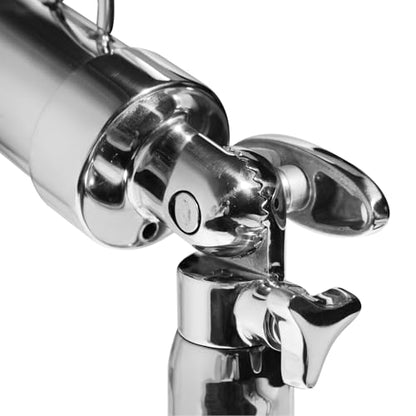 Outrigger Rod Holders, 316 Stainless Steel 360 Degree Adjustable Swivel, Marine Grade Fishing Rod Pole Holders for Boat Kayak Yacht Camper RV - 1.5in Base Type