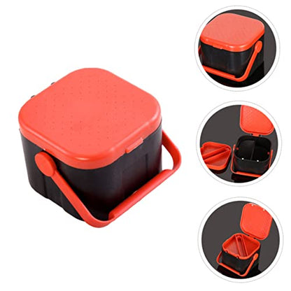 Storage Box for Live Bait Breathable Thickened Container Ventilated Lid for Fishing Tackle and Outdoor Use Lightweight and Portable Design for