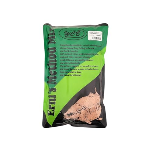 WCB Carp Baits Groundbait Chum Mix Feeder Mix Carp Bait - Erni's Method Mix - Ideal for Carp and Catfish Fishing - style: Flavor: Carp Candy