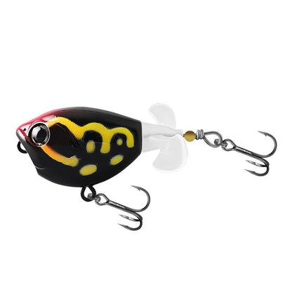 6-pcs Long Cast Propeller Lure 0.21oz / 2.09in 0.39oz / 2.36in Topwater Micro Popper Lure, Bionic Fishing Bait ﻿ - size: 0.39oz / 2.36in 6pcs