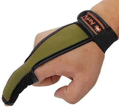 AirFly Surf Fishing Casting Glove Single Finger - Anti-Slip Finger Protector for Braided Line and Saltwater - Adjustable Wrist Strap, Ambidextrous Fit - Designed in USA - color: 2 Pack