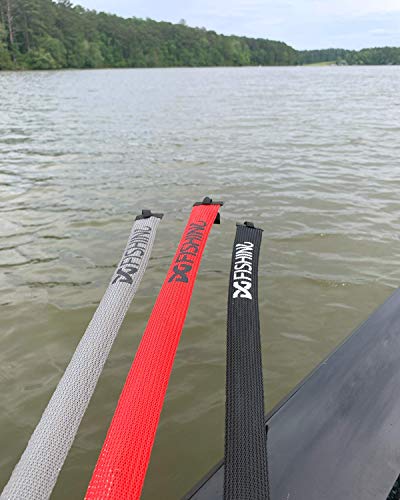 Fishing Rod Sleeve, 3 Pack, 7ft Casting Rod Protector/Rod Sock/Rod Cover - color: Black
