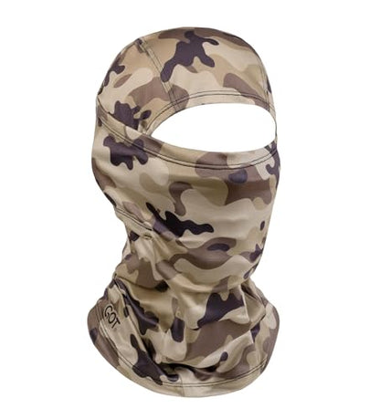 UPF 50+ Balaclava Ski Mask for Men Women - UV Face Mask Motorcycle Shiesty | Windproof, Breathable, Hinge Design, Full & Half Face Coverage, Fits Under Helmet, Snowboarding, Skiing - color: Jigsaw Mud Camo