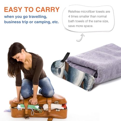 Fishing Bait Printed Ultra Absorbent Microfiber Towel Quick-Drying Towel for Sports,Travel,Gym,Beach,Hiking and Yoga16x31.5in