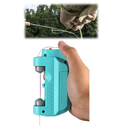 Electric Lure GT Knotter - Professional Fishing Tool, Quick Fishing Knot Tying Tool, Automatic Knotting Machine Tying Device Fishing Hook Tier Knots Lure Tool for Fishing Lovers - color: Rechargeable, Blue