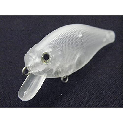Blank Unpainted Minnow Crankbait Topwater Lipless Jerkbait Fishing Lures - color: UPC547
