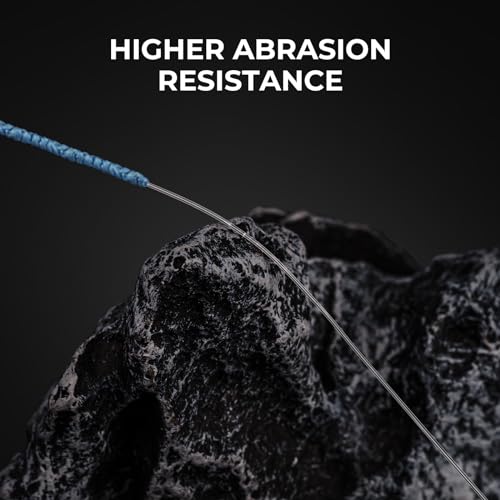 KastKing Fluorokote 100% Fluorocarbon Coated Fishing Line, Fluorocarbon Leader, Extreme Clarity,Fast Sinking,Shock Resistant, High Abrasion Resistance - size: 10LB(500Yard)