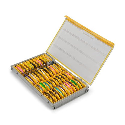 Plano EDGE 3700 Hard Minnow Box, Stores 30-50 Fishing Baits, with Rust-Preventive Rustricor, Dri-Loc Watertight Seal, WaterWick, Transparent DuraView Lid, Storage for Hard Bait and Lures - style: 3700 Hard Minnow