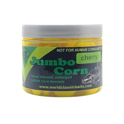 WCB Carp Baits - Flavored Jumbo Corn Bait - Ideal for Carp Fishing - style: Flavor: Cherry