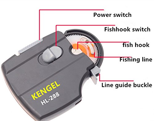 KENGEL® Electric Device Automatic Fishing Hook Tier Tool Tyer Machine Tying Device Tie Knot Lure Fishing Hook Line Tyer Tie Machine Fishing Tackle