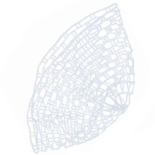 Outdoor Fly Fishing Landing Net, Clear Replacement Rubber Mesh Bag - size: Medium size 100CM