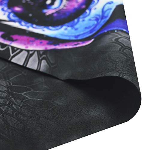 Obacle Skull Face Mask for Women Dust Wind Sun Protection Rave Festival Riding - color: Women Purple Blue Face