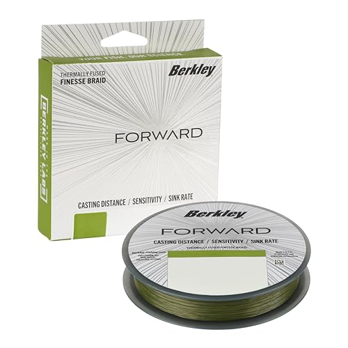 Berkley Forward Braid Fishing Line - color: Low-Vis Green, size: 8 lb - 150 yd