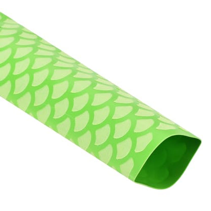 DMiotech Heat Shrink Sleeve Wrap Tubing x Tube Tubing for Fishing Rod Grips and Other Grips, Non Slip - Insulation - Waterproof 40'' Lengths, Dia 30mm Green Scales - color: Green Scales, size: Dia 30mm