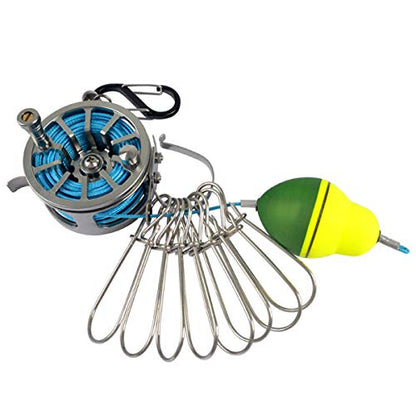 Joyeee Fish Stringer, Foam Fishing Float, Lures, Baits, Ice Spearing Equipment Multi-Tools - color: #6m Grey