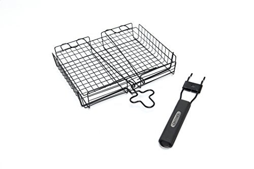 GrillPro 24876 Deluxe Non Stick Broiler Basket with Detachable Handle - style: Broiler Basket