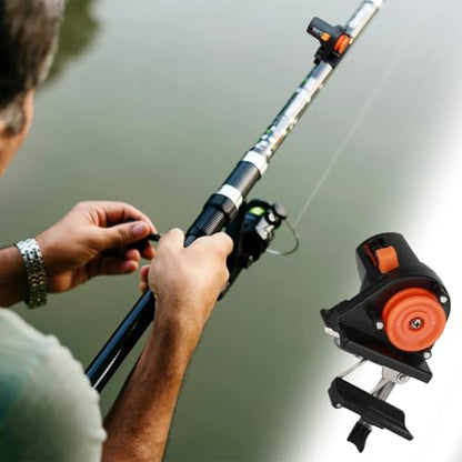 Joyzan Fishing Line Counter, 999m Depth Finder Spooler Electronic Digital | Length Display Portable Fish Finderdepth Gauge Tackle Tool Accurate Manual Meter Gear Winder Spooling Trolling Jigging