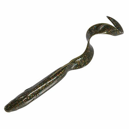 Dr.Fish 5 Pack Sand EEL Lures Saltwater Soft Fishing Lures Swimbait 6 Inch 3/8oz Surf Fishing Creature Baits Soft Plastic Artificial Ribbontail Worm - color: Green Pumpkin