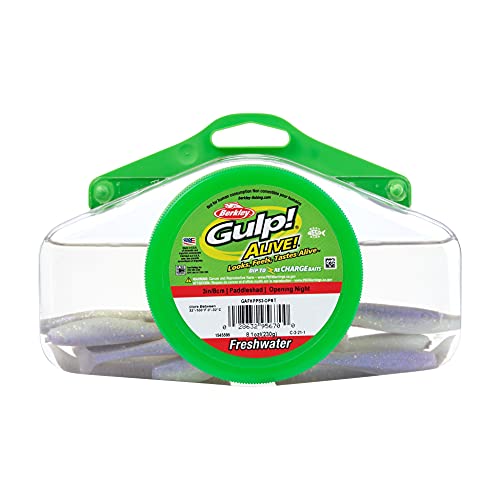 Berkley Gulp! Alive! Paddleshad Fishing Soft Bait - color: Opening Night, size: 3in - Half Pint 4x7