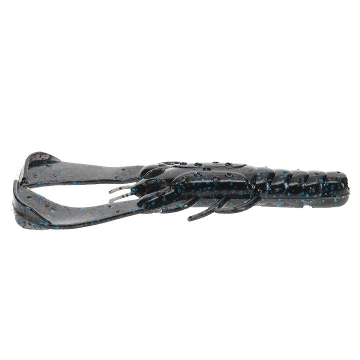 Strike King Rage Scounbug Soft Bait Fishing Lure, 3.5", 2 Rage Flange Pincers - color: Black/Blue
