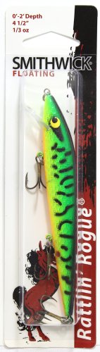 Smithwick Lures Floating Rattlin' Rogue Fishing Lure - color: Tiger Roan