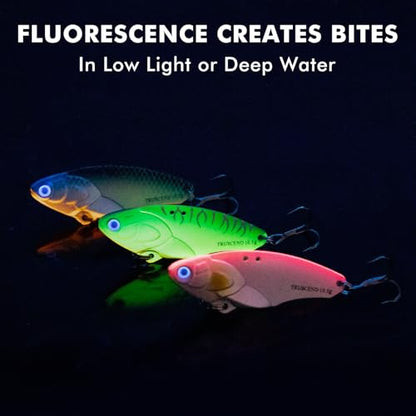 TRUSCEND Swim or Jig Fishing Spinner Baits for Freshwater and Saltwater, Rooster Tail Fishing Lures for Trout Bass Walleye Crappie Salmon Pike, Blade Bait with Copper Blade - color: E2-2"-3/8oz