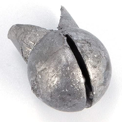 Dr.Fish 100 Pack Removable Split Shot Weights Lead Fishing Sinkers Fly Fishing Line Sinkers Reuseable Clip On Weights Freshwater Saltwater - size: 1/4oz