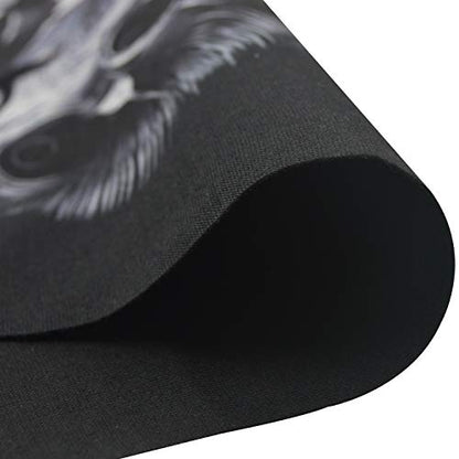Obacle Neck Gaiter Face Mask Bandana for Dust Wind Sun Protection for Men Women - color: Skull Gray White Face Tear Lips