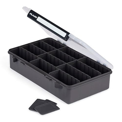 Plano StowAway 3700 Deep Stow Tackle Box, with Corrosion-Preventive Rustricor, Single Latch Design, Transparent DuraView Lid, Stackable Storage for Fishing Bait, Lures and Gear - size: 3700 Deep, style: New Model