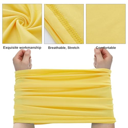 Geyoga Summer UV Protection Cooling Neck Gaiter | Sunscreen Breathable Face Scarf Bandana Mask Neck Gaiter for Outdoor Fishing Hiking Camping - color: Neutrals