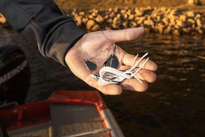 Duckett Fishing Waterslash Double Colorado Spinnerbait, Compact Fishing Lure, Durable in Heavy Cover - color: Baitfish, size: 1/2 oz