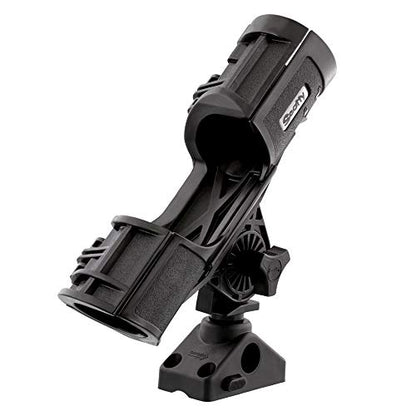 Scotty 0400-BK Rod Holder, Orca W/0241 Side/Deck Mount | Designed for Big Game Fish