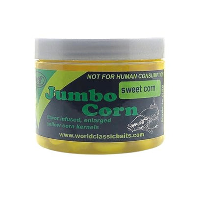 WCB Carp Baits - Flavored Jumbo Corn Bait - Ideal for Carp Fishing - style: Flavor: Sweet Corn