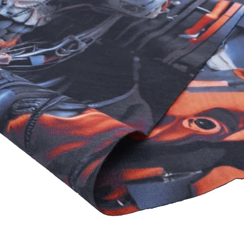 Obacle Neck Gaiter Face Mask Bandana for Dust Wind Sun Protection for Men Women - color: Skull Gray Face Open Mouth