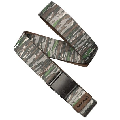 Arcade Belts A2 Adventure Camo Belt for Men and Women, Heavy Duty Stretch, Metal Free Buckle, Unisex - color: Realtree Original