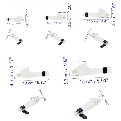 5 PCS Rod Tip Cover Plastic Fishing Pole Tip Protector for Most Fishing Rod