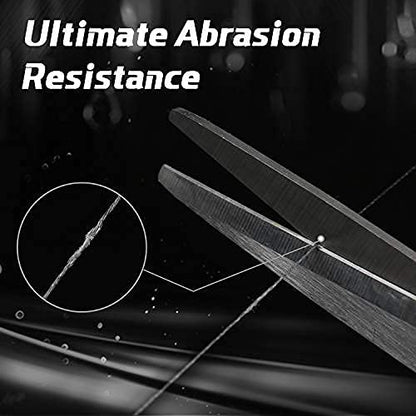 RUNCL PowerBraid Fishing Line 4/8/9 Strands, Braided Fishing Line 300/500/1000Yds - Seamless Weaving Tech, Enhanced Coating Tech, Zero Stretch, High Sensitivity, Smaller Diameter - Braid Line 15-115LB - color: Gray, size: 15LB-500yds(4 Strands)