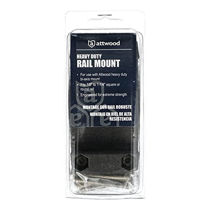 Attwood 5012-7 Rod Holder Rail Mount, Black