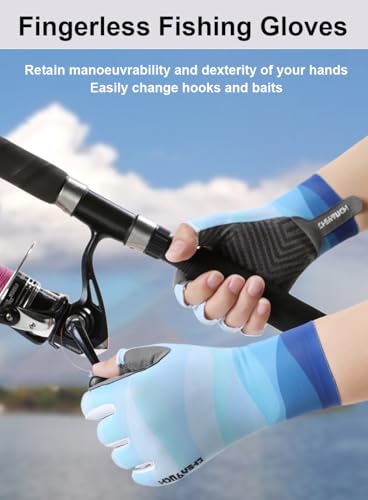 SUJAYU Fishing Gloves Men Women, Sailing Gloves Kayak Gloves Paddling Gloves Rowing Gloves, UV Gloves Sun Gloves Sun Protection Gloves Fly Fishing Gloves for Women Men - color: Grey, size: Medium