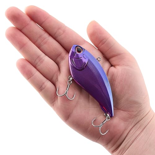 Berkley Jack - color: Purple Chrome, size: 3.1 in - 1 oz