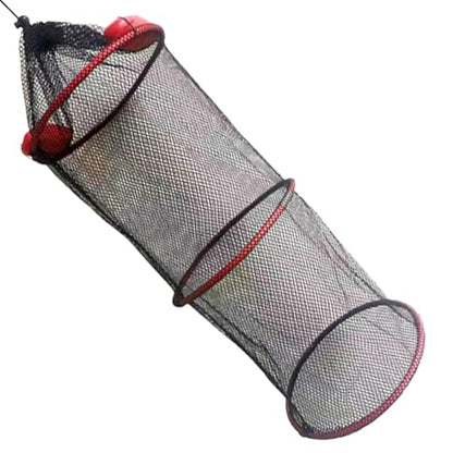 Fishing Net Bucket - Fish Drying Rack, Hanging Fish Dryer | Caught Mesh Net Basket for Outdoor Floating Water Fishes, Fishing Supplies, Foldable Fish Basket - size: 25x30cm
