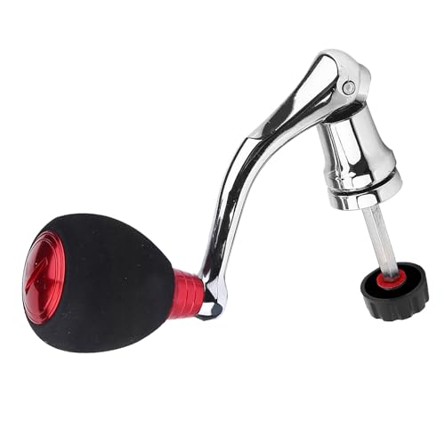 Reel Replacement Power Handle Metal Rocker Arm Grip for Spinning Fishing Reel (4000 5000 6000 Large Size) - color: Red, size: 4000 5000 6000 large size
