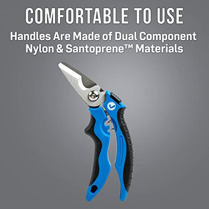 Jonard Tools KWC-700 Multi-function Kevlar® & Wire Cable Cutting Shears, 7" - style: Ultra Kevlar Cutter